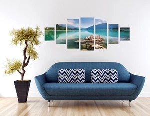3D Mountain River 78 Unframed Print Wall Paper Decal Wall Deco Indoor AJ Jenny - Picture 1 of 6