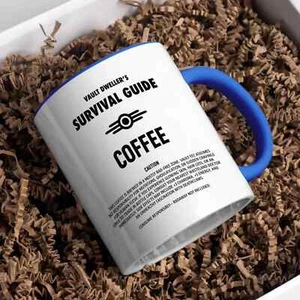 Fallout Vault-Tec Coffee Mug – Rad-Free Survival Gift for Gamers & Wasteland Mug - Picture 1 of 8