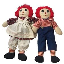 Raggedy Ann and Andy Vintage Antique Dolls