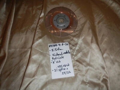 TILTON CLUTCH DISC 641640-9-A-26     21 SPLINE X 29/32     5.5 DIA SINTERED - Image 1 of 4
