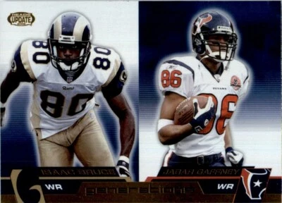 2002 Pacific Heads Update Generations Isaac Bruce/Jabar Gaffney Rams/Texans #15 - Image 1 of 2