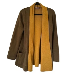 Kerisma Wool Blend Open Front Cardigan Womens Small Medium Brown - Picture 1 of 6