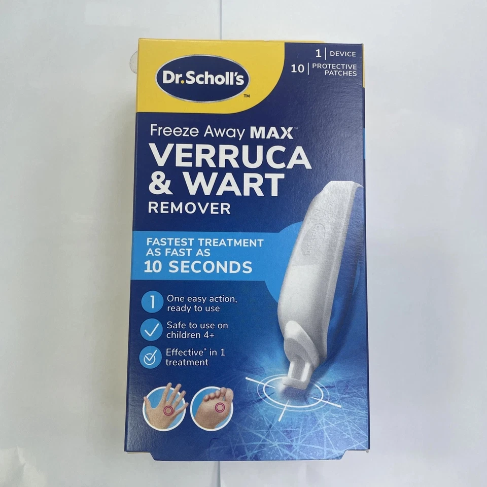 Dr. Scholl's Freeze Away Max Verruca and Wart Remover for Hands and Feet (3555)
