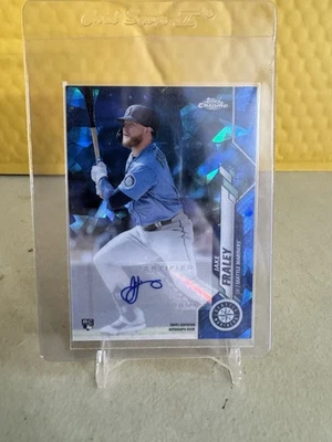 2020 Topps Chrome Update Sapphire Edition Jake Fraley #RA-JF Rookie Auto RC - Image 1 of 2