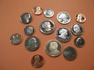 Gran SET Idea de Inicio o REGALO Lote de 15 Gemas de Prueba "S" UNC. Monedas (PCL1) - Imagen 1 de 1