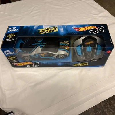 Hot Wheels RC Car “Impavido” Nitro Charger Light-Up Engine & Turbo Mode NEW FB - Image 1 of 4