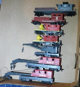 Vintage Ho Train Various Maintenance Cars Lot of 7 Tyco, Marx - Picture 1 of 24