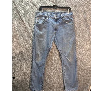 Levi Strauss Co 517 Bootcut Jeans Herren W34 L34 Light Wash Distressed Denim - Bild 1 von 9