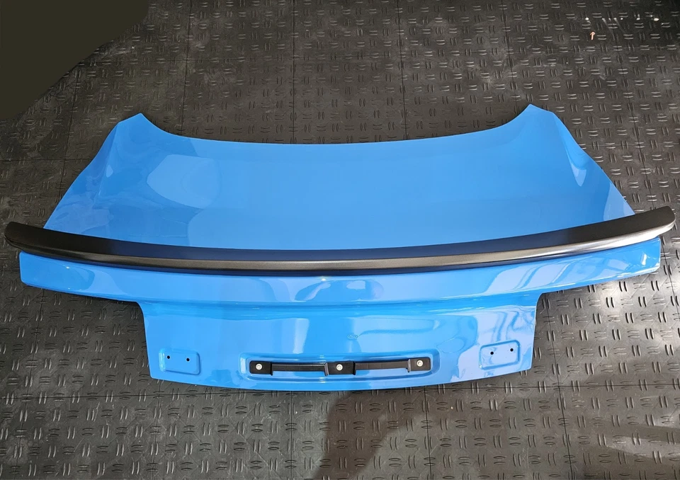 Ford Mustang Mach 1 GT CUPÉ 2015-23 OEM TAPA MALETERO CUBIERTA Y ALERÓN AGARRADOR AZUL Foto 1 de 4