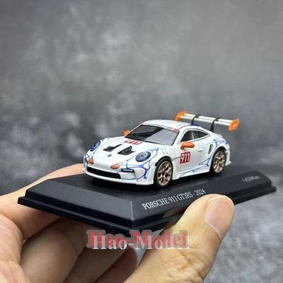 minichamps 1/64 Porsche 911 (992) GT3 RS 2024 Car Metal Diecast Model Car Gifts - Immagine 1 di 4
