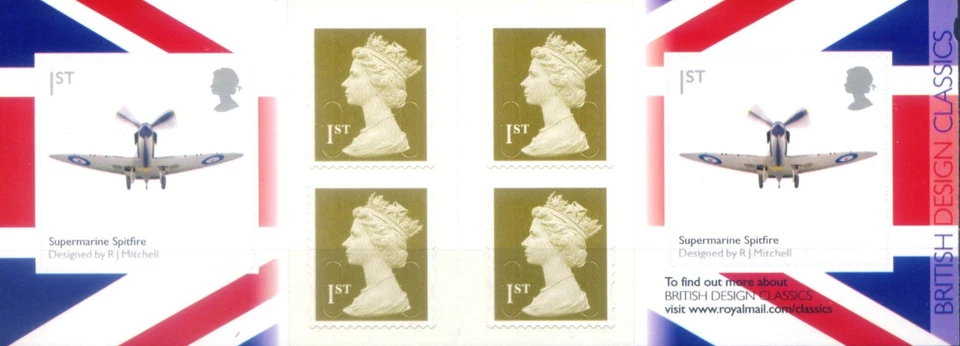 Gran Bretaña. Avión Supermarine Spitfire 2010. Folleto. Foto 1 de 1