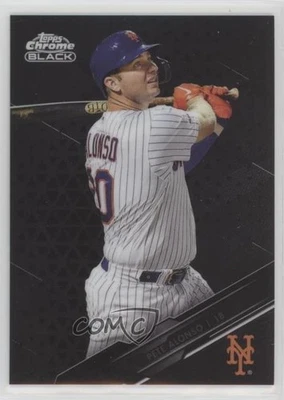 2020 Topps Chrome Black Pete Alonso #15 - Image 1 of 2