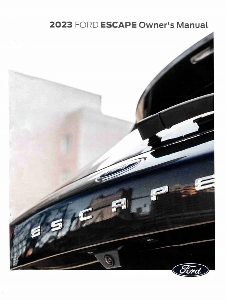 2023 Ford Escape Owners Manual User Guide - Image 1 of 1