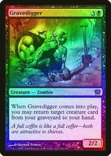 Gravedigger FOIL 9th Edition NM Black Common MAGIC THE GATHERING CARD ABUGames