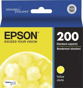 Inchiostro giallo originale Epson 200 XP300 XP200 XP400 WF2540 WF2530 XP310 Exp 5/23 - Foto 1 di 1