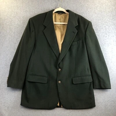 Blazer Bill Blass 100 % cachemir 2 botones para hombre 44 por medida forrado a medida Foto 1 de 4