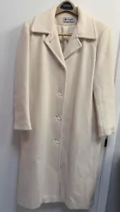 Cappotto donna Forecaster Of Boston invernale misto lana bianco lunghezza intera (r) - Foto 1 di 9
