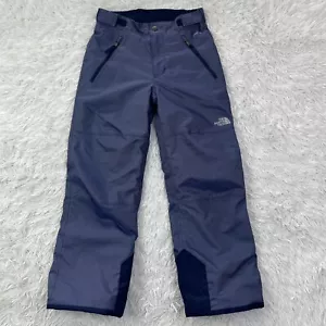 North Face Pants Boys Medium 10/12 Purple Freedom Insulated Snow Ski DryVent M - Picture 1 of 16