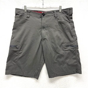 Wrangler Zip Pocket Cargo Shorts Men's Size 38 - Gray Stretch NW981SM - Picture 1 of 11