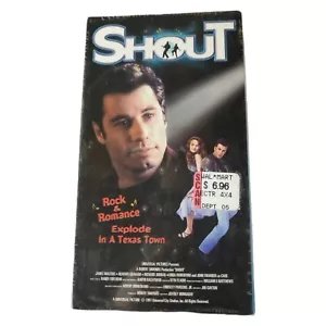 Shout (VHS, Full Screen, SEALED) - John Travolta Rock Romance PG-13 NTSC - Picture 1 of 10