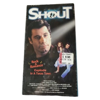 Shout (VHS, Full Screen, SEALED) - John Travolta Rock Romance PG-13 NTSC - Image 1 of 4