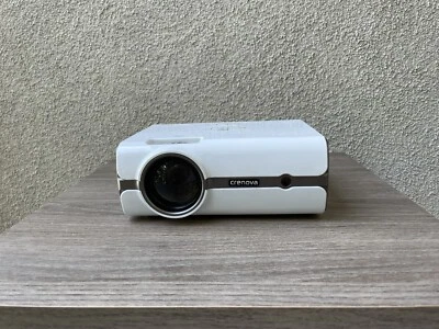 Mini proyector LED de video Full HD blanco Crenova no probado como está Foto 1 de 4