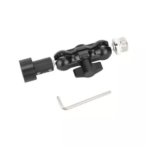 CAMVATE 5/8"Female to Male Mini Ball Head Microphone Clamp Adapter fr Mic Stand - Picture 1 of 7