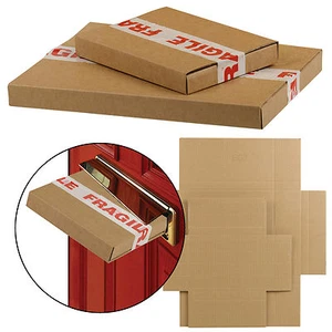 Caja de cartón PIP carta grande Royal Mail pequeña: 220x160x20 mm mediana: 345x245x23 - Imagen 1 de 9