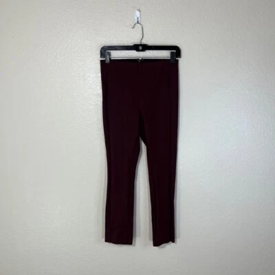 Rag and Bone Simone Pants Womens 2 Pull On Burgundy Stretch Slim Ankle - Image 1 of 4