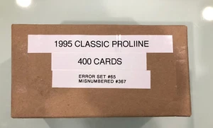 JUEGO DE TARJETAS DE FÚTBOL AMERICANO CLASSIC PRO LINE 1995 (400 TARJETAS) - Imagen 1 de 1