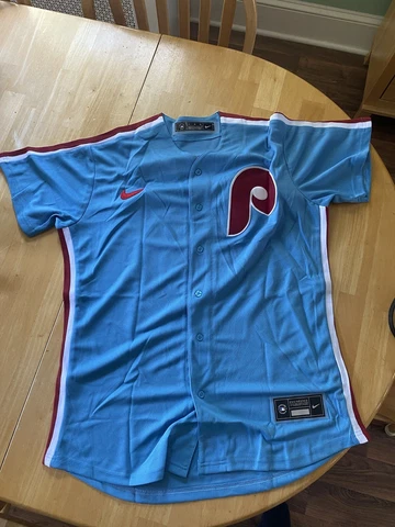 Bryce Harper #3 Philadelphia Phillies Baseball Jersey  Baby Blue Cover