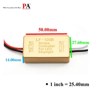 1x PA LED Brake Stop Light Continuously Pulsing Strobe Flash Module Controller B - Picture 1 of 2