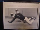 Vintage Baseball Press Wire Photo 1990 Boston Red Sox Kevin Romine