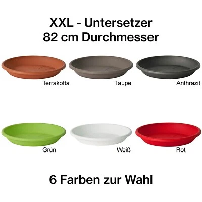 EURO3PLAST XXL Untersetzer 82 cm rund Blumentopfuntersetzer Topfuntersetzer Blumentopf Topf