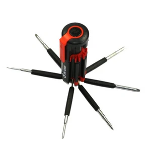 Kit de herramientas de reparación de destornillador artesano multifunción 8 en 1 con luz LED - Imagen 1 de 9