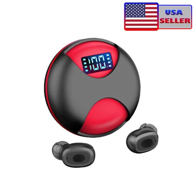 LED Bluetooth Wireless Earbuds Headset TWS Stereo Bass Touch Universal Earphones - Image 1 of 4