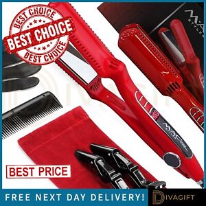 Professional Hair Straightener Curler Salon Flat Tongs Iron MAC Straighteners UK