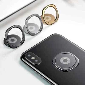 Car Phone Ring Holder Finger Grip 360° Rotate Stand Mount for Mobile Phones - Picture 1 of 56