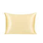 2pcs 25 Momme Silk Pillowcase for Skin Both Sides Silk Standard Gold Tone