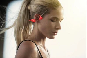 Auriculares deportivos de conducción ósea Bluetooth 5.3 de oído abierto con micrófono IPX5 - Imagen 1 de 10