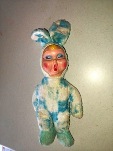 Peluche viso gomma 17" sbadiglio ragazzo coniglietto coniglio **LEGGI** - Foto 1 di 4