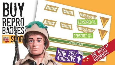 Action Man German Afrika Korps (DAK) badges - Image 1 of 3