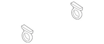 Genuine Ford 2017-2022 F-350 Super Duty Connector Hose Clamp Right HC3Z-8W287-A - Image 1 of 2