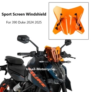 New Sport Screen Windshield Fairing Deflector Kits Orange For 390 Duke 2024 2025 - Bild 1 von 10