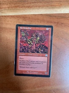 x1 MTG Reckless One LP Onslaught Red Goblin Avatar Mtg Magic the Gathering - Picture 1 of 1