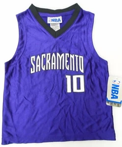 Vintage NBA Boy's Mike Bibby Jersey Sacramento Kings Purple - Picture 1 of 2