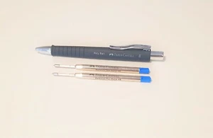 Faber Castell Kugelschreiber POLY BALL XB schwarz + 2 XB Mine - Bild 1 von 1