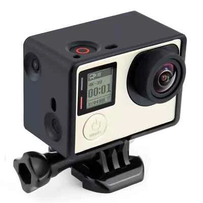 New Border Frame Mount Protective Case for GoPro Hero 3 3+ 4 LCD BacPac Battery - Photo 1/4