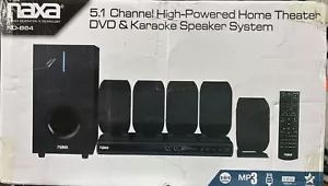 Naxa ND-864 Sistema di Intrattenimento DVD a 5.1 Canali con Karaoke (Ricondizionato) - Foto 1 di 7