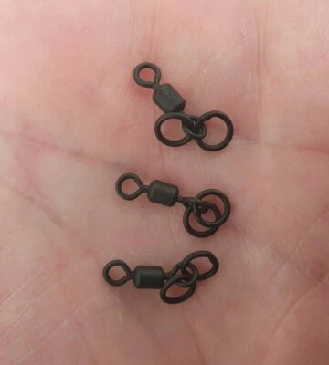 Double Ring Swivels UK Size 8 Carp Coarse Fishing Terminal Tackle UK seller  - Image 1 of 4